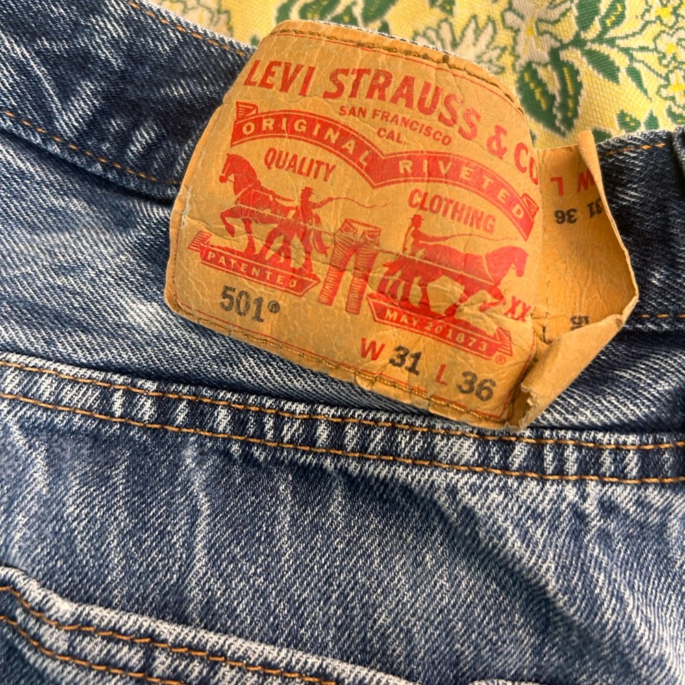 Levi's Blue Straight Jeans Classic Style